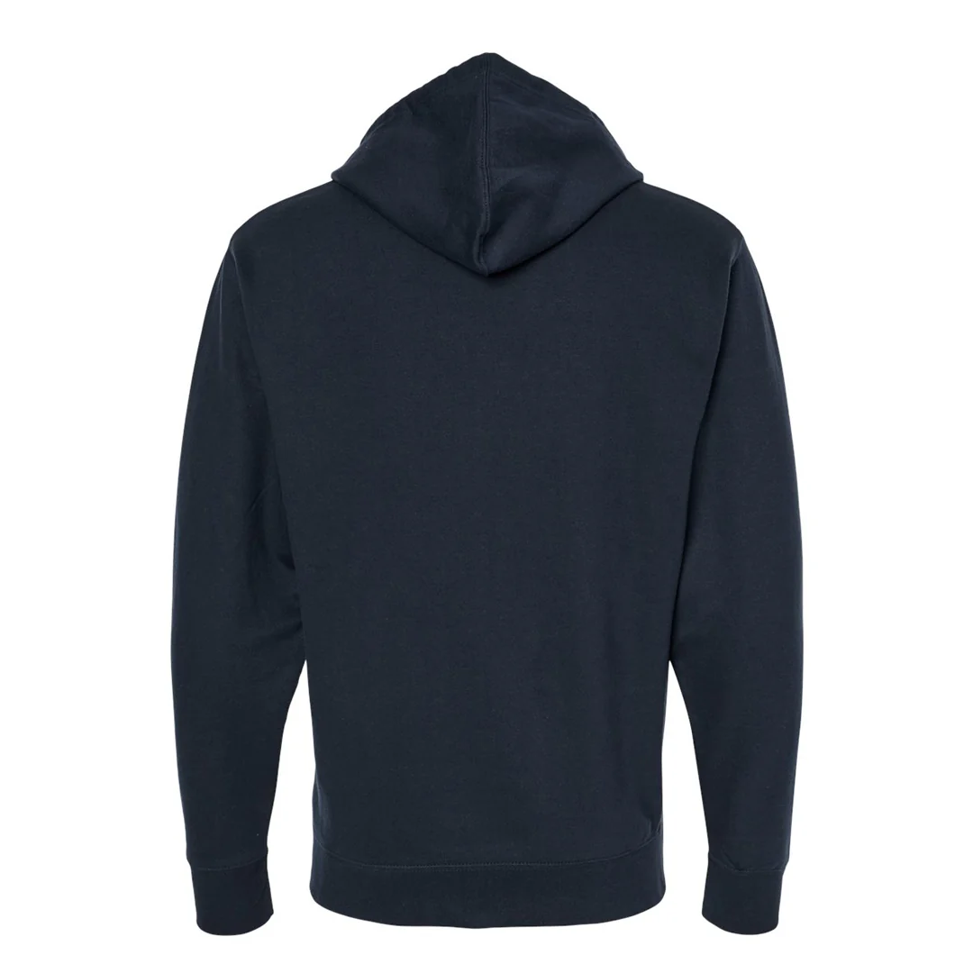 Independent Trading Company - Men's Fleece Full Zip Hoodie (SS4500ZP NVY) - Image 2