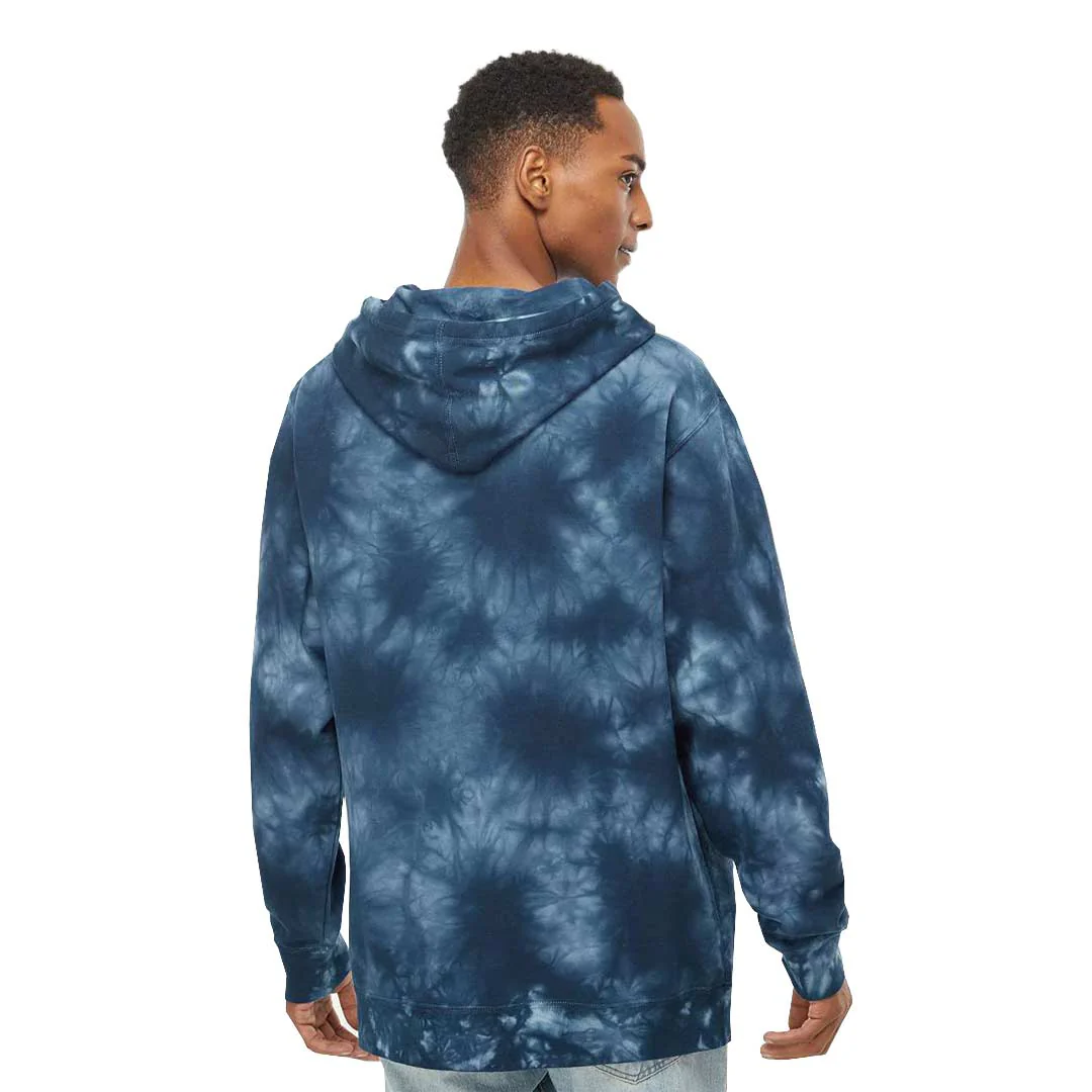 Independent Trading Company - Unisex Mid Weight Tie Dye Pullover Hoodie (PRM4500TD TDNV) - Image 3