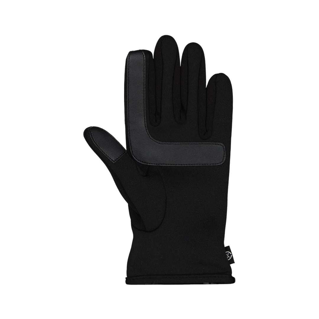 Isotoner - Men's Active Stretch Gloves (7H594 BLK) - Image 3
