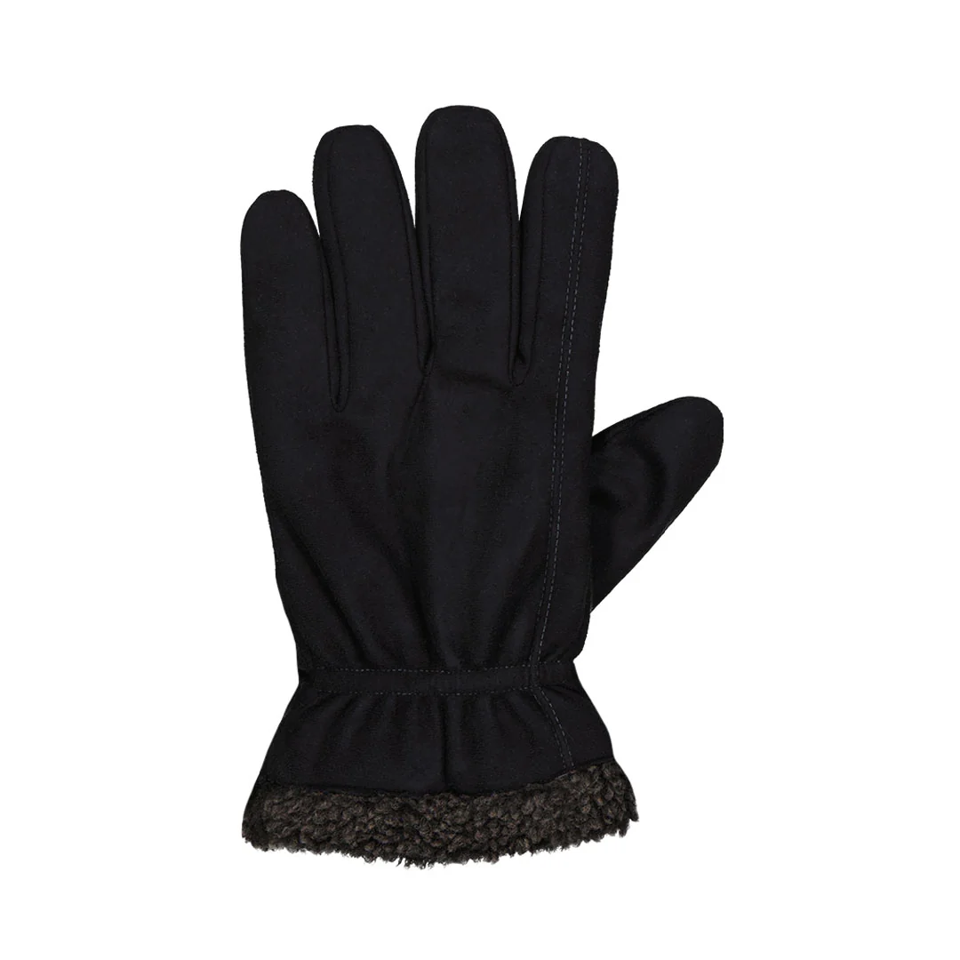 Isotoner - Men's Microsuede Berber Gloves (7H488 BLK) - Image 2