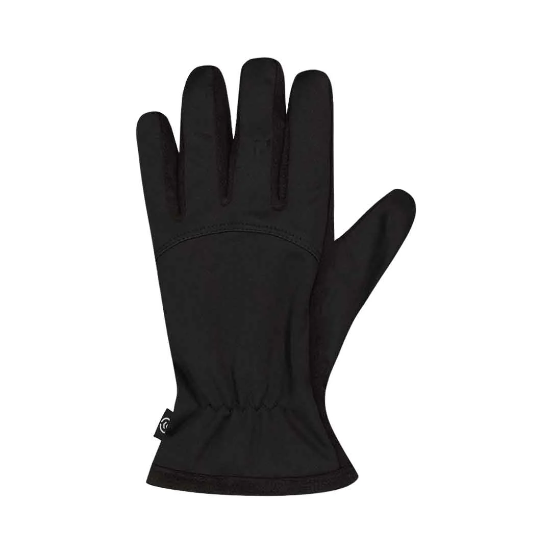 Isotoner - Men's Waterproof Interlock Fleece Gloves (7H700 BLK) - Image 2