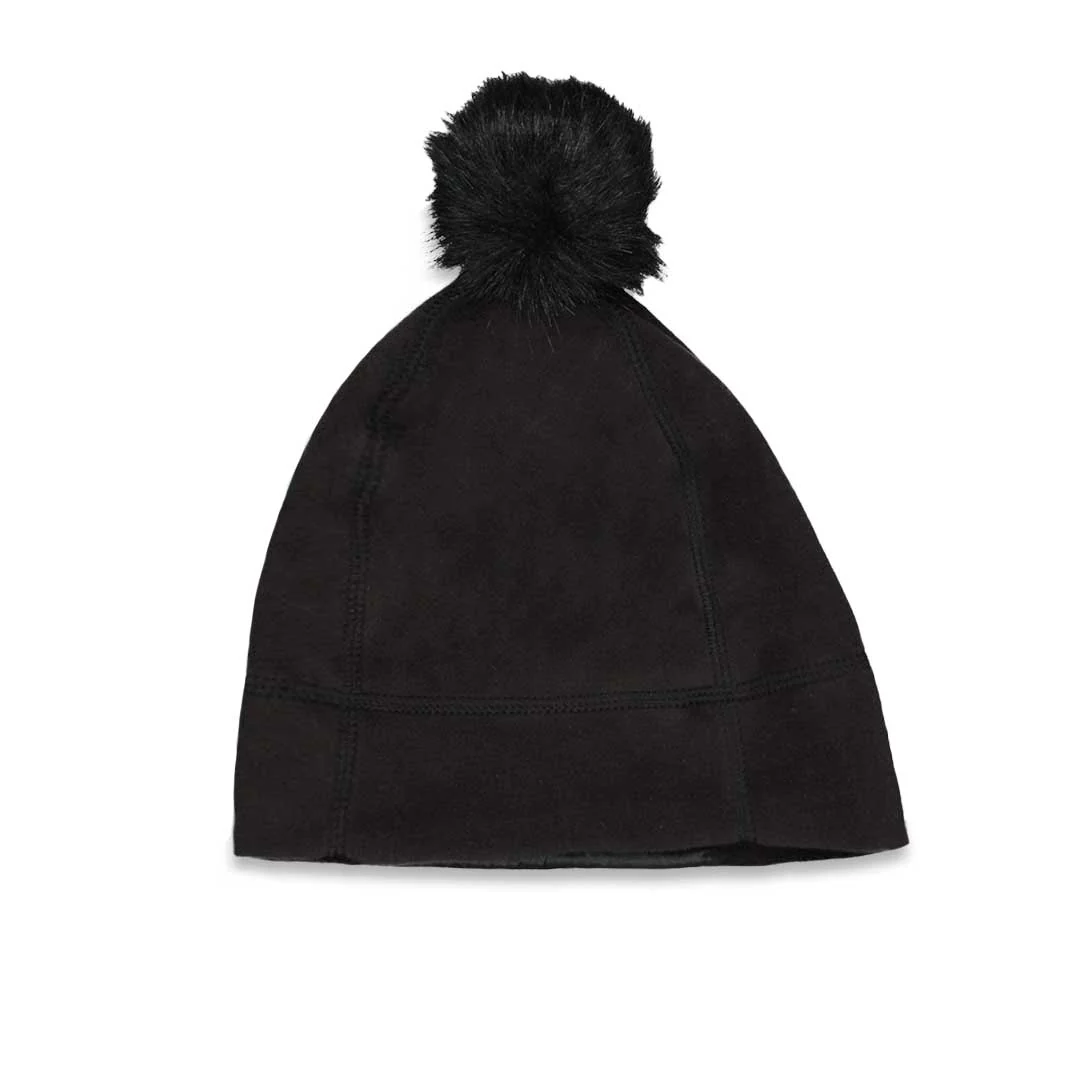 Isotoner - Women's Sleekheat Wave Quilted Beanie (30438 BLK) - Image 2
