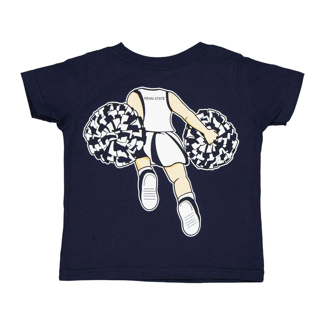 Kids' (Infant) Penn State Nittany Lions Cheerleader Short Sleeve T-Shirt (K2SAJ6U62) - Image 2