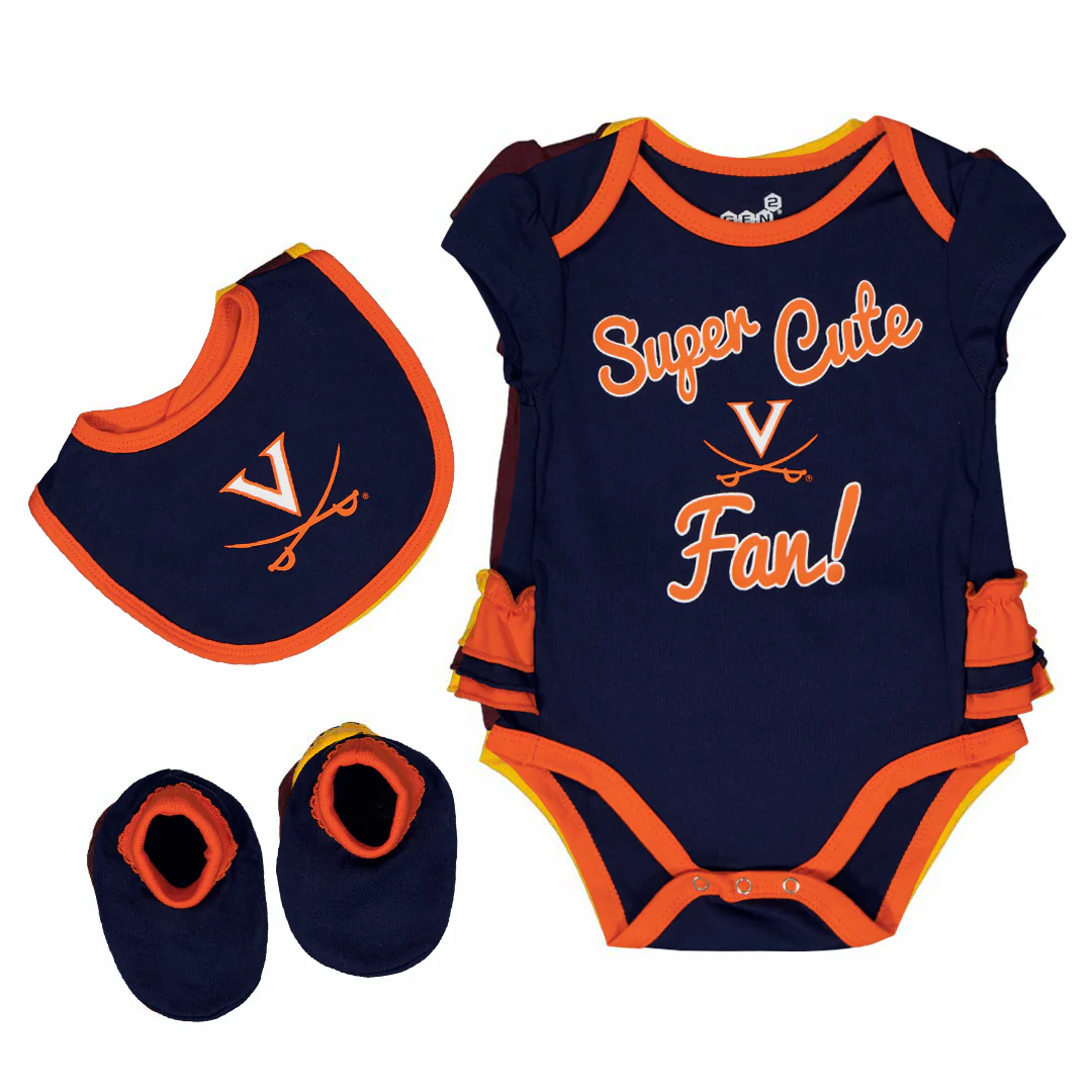 Kids' (Infant) Virginia Cavaliers Trifecta Set (K413JQ 80)