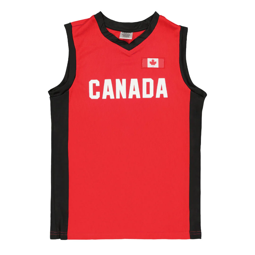 Kids’ (Junior) Team Canada Jersey Tank Top (XTXT24GYAKHA2WC 62RED)