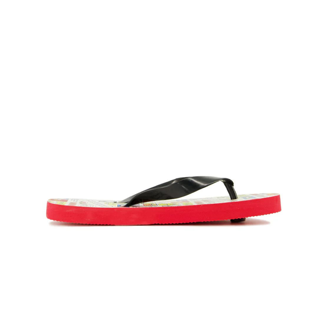 Kids' (Preschool) Super Mario Nintendo Mario Kart Beach Flip Flop Sandals (FBS3677ANI BLK) - Image 3