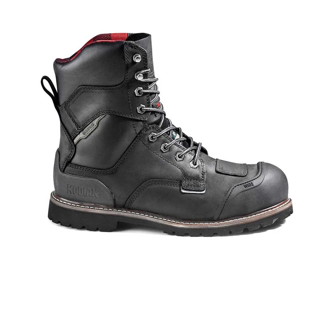 Kodiak - Men's Kodiak Generation Widebody 8" Composite Toe Safety Work Boots (X-Wide) (KD0A4TGCBLK)