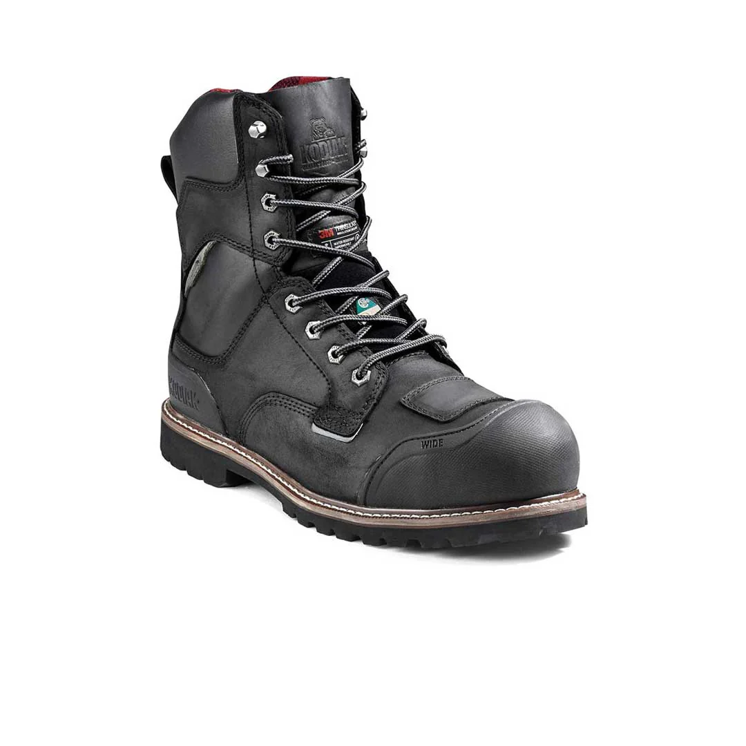 Kodiak - Men's Kodiak Generation Widebody 8" Composite Toe Safety Work Boots (X-Wide) (KD0A4TGCBLK) - Image 3