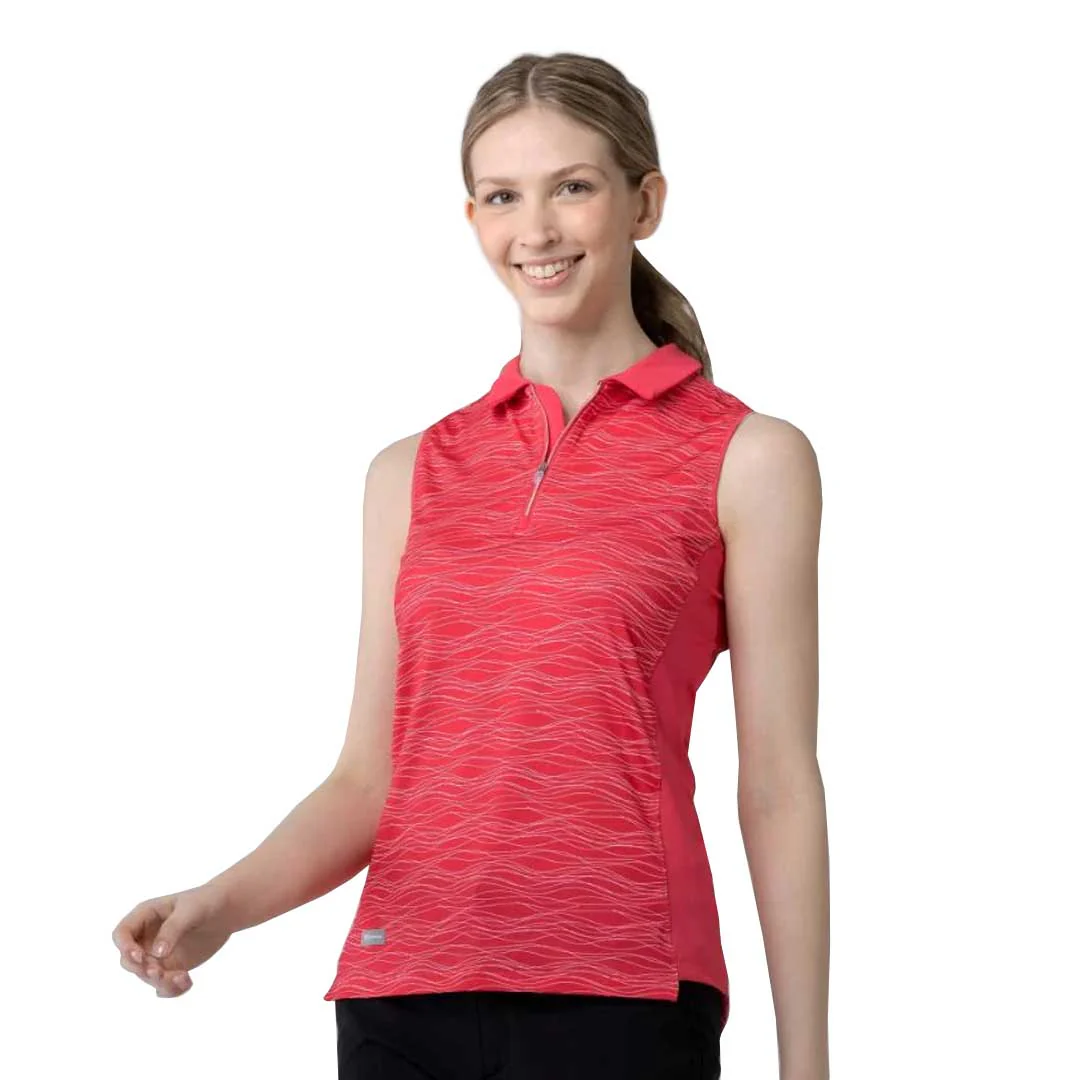 Levelwear - Women's Shore 1/4 Zip Sleeveless Polo (BL21L 295) - Image 2