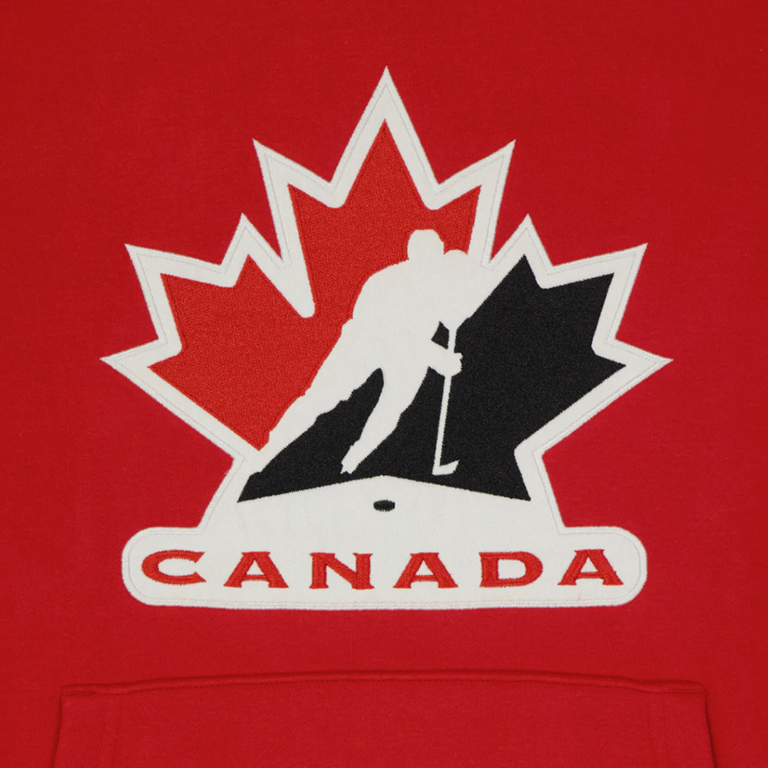 Men's Hockey Canada Logo Fleece Hoodie (TEAM-CANADA-RED) - Image 4