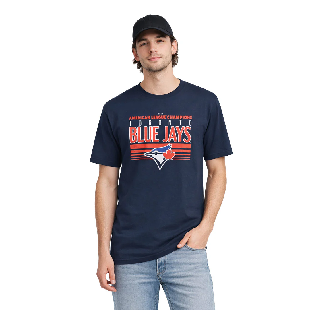 MLB - Men's Toronto Blue Jays American League Champions T-Shirt (XVML0M7MSC3A1PB 41NVY) - Image 2