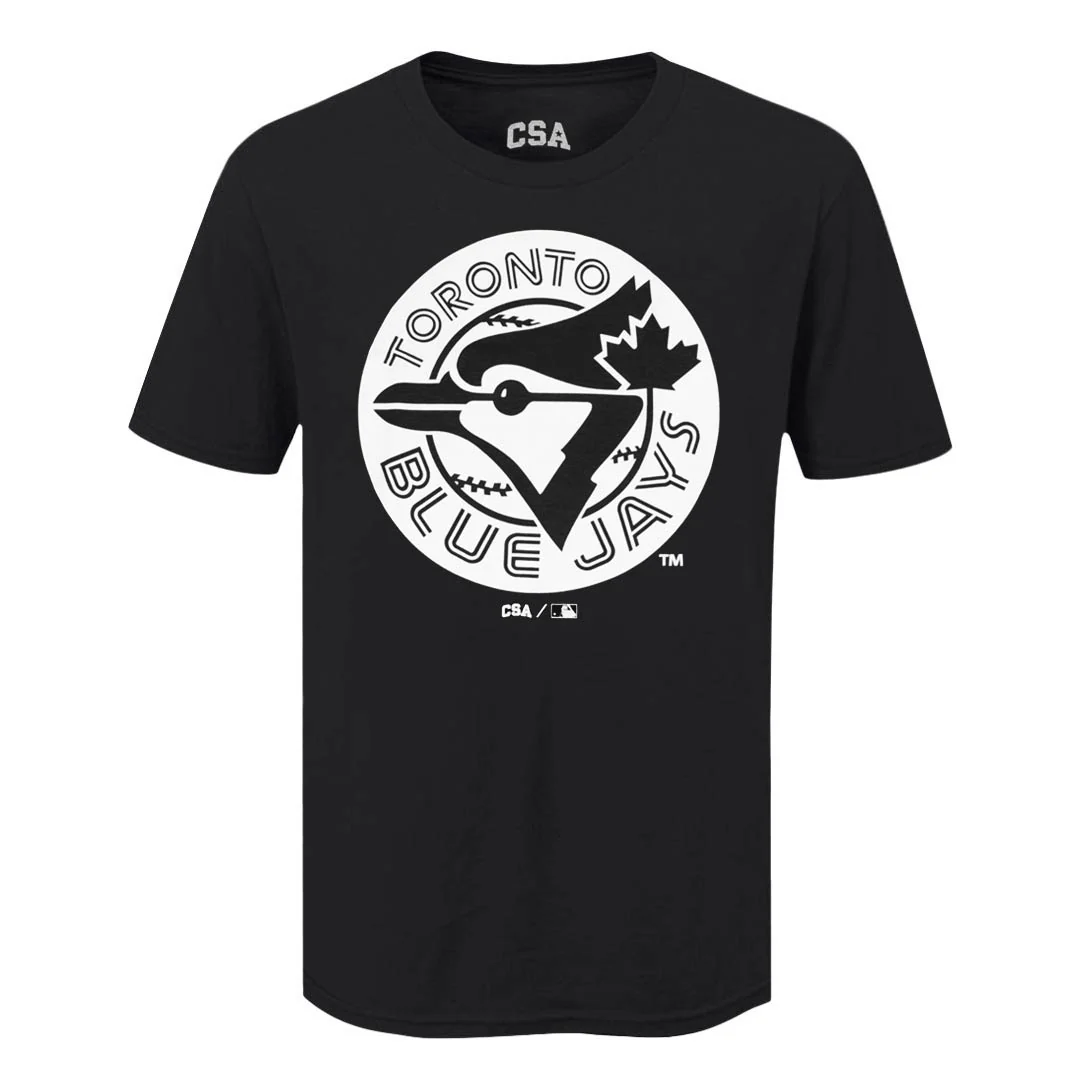 MLB - Men's Toronto Blue Jays Vintage Big Logo T-Shirt (XVML0LVMSC3A1PB 00BLK)