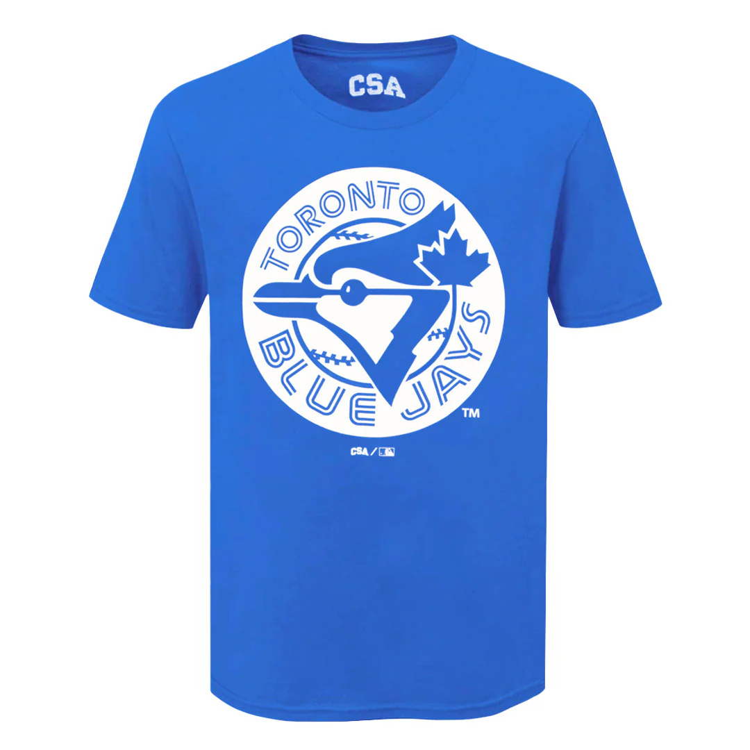 MLB - Men's Toronto Blue Jays Vintage Big Logo T-Shirt (XVML0LVMSC3A1PB 43RYL)