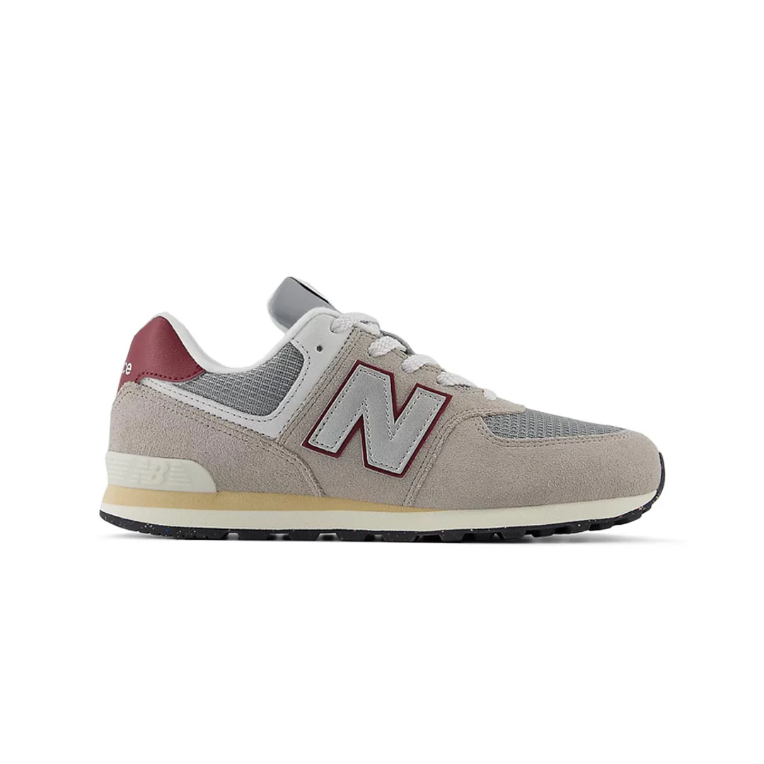 New Balance - Kids' (Junior) 574 Lace Shoes (Wide) (GC574SKB-W)