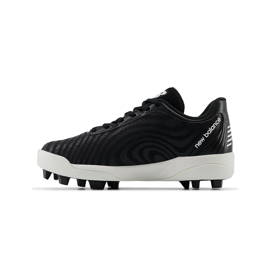 New Balance - Kids' (Preschool & Junior) 4040v7 Rubber-Molded Baseball Cleats (J4040BK7-M) - Image 2