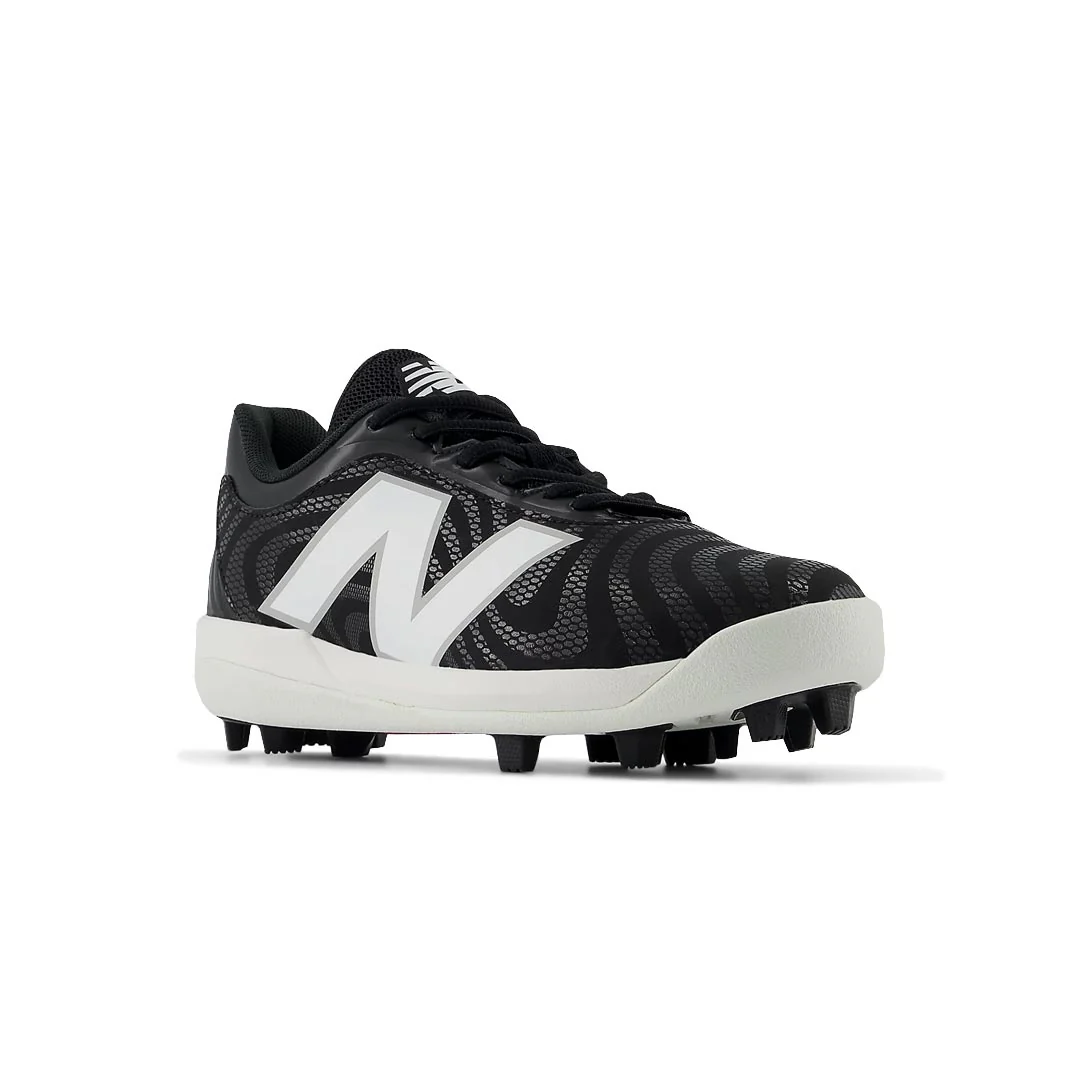 New Balance - Kids' (Preschool & Junior) 4040v7 Rubber-Molded Baseball Cleats (J4040BK7-M) - Image 3