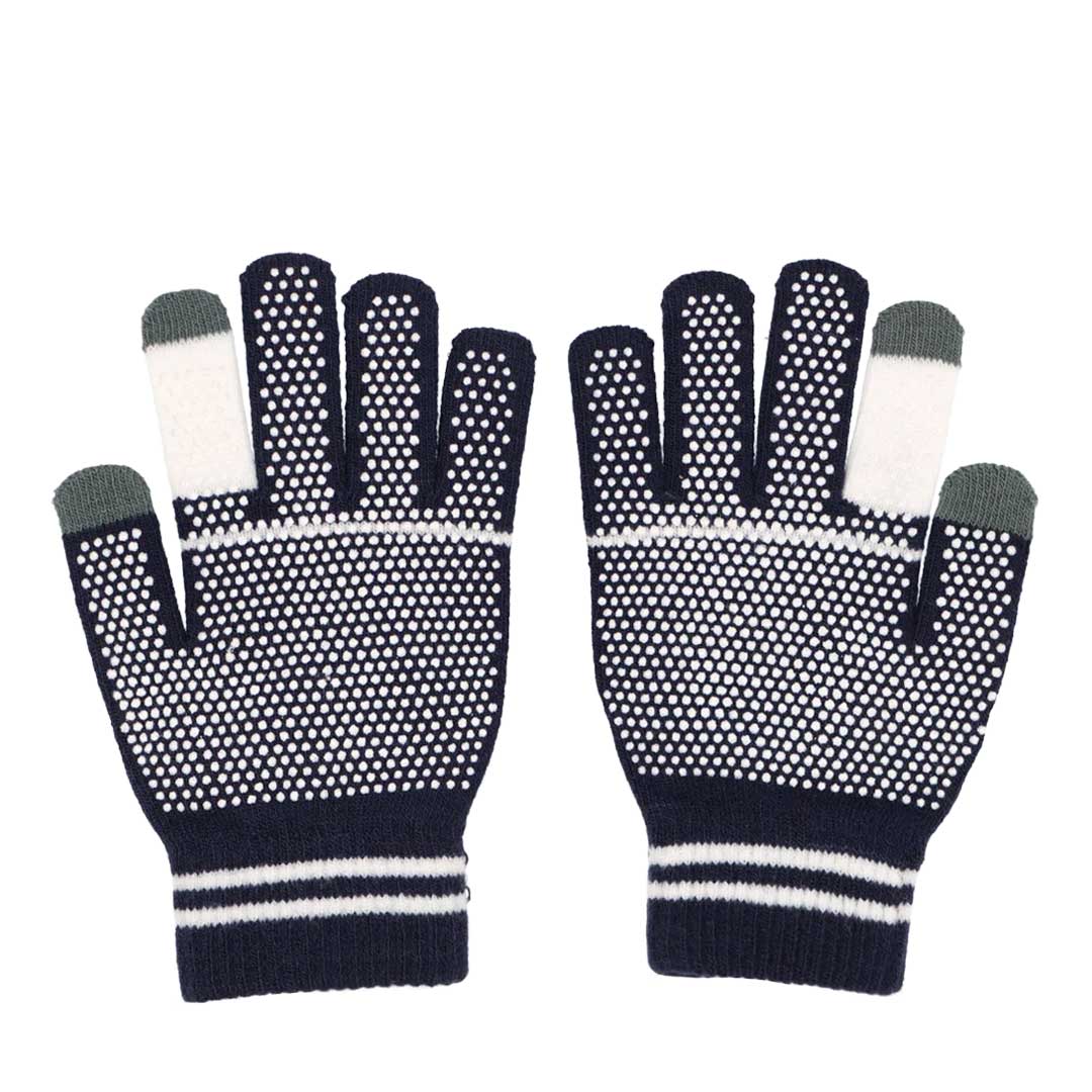 New Balance - Kids' Woven Sport Knit Gloves (LAH13012 TNV) - Image 2