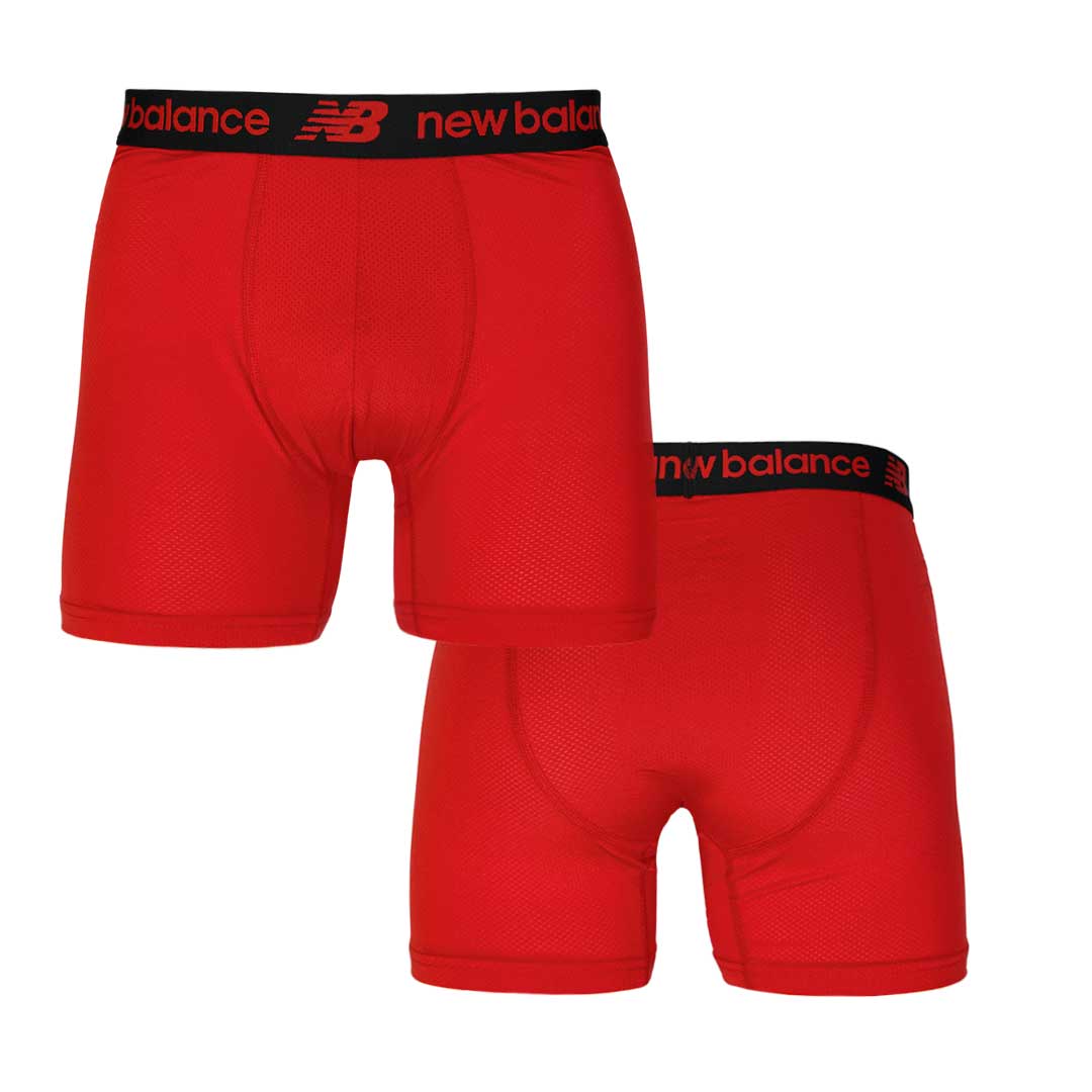 New Balance - Men's 4 Pack Mesh Boxer Brief (NB 3015-4-199N) - Image 2