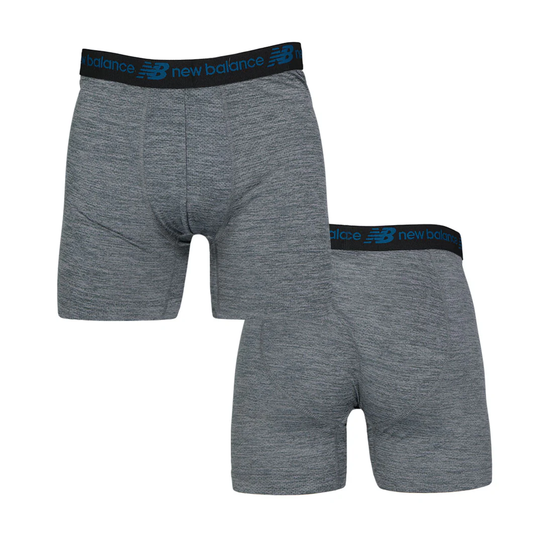 New Balance - Men's 4 Pack Mesh Boxer Brief (NB3015-4-0095N) - Image 3