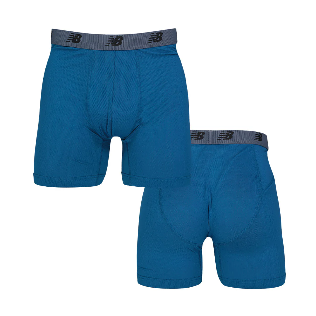 New Balance - Men's 4 Pack Mesh Boxer Brief (NB3015-4-0095N) - Image 4