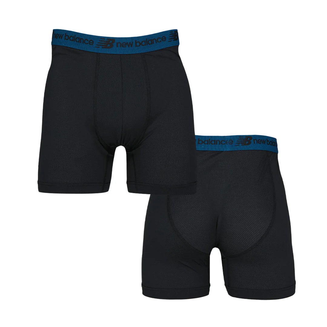 New Balance - Men's 4 Pack Mesh Boxer Brief (NB3015-4-0095N) - Image 5