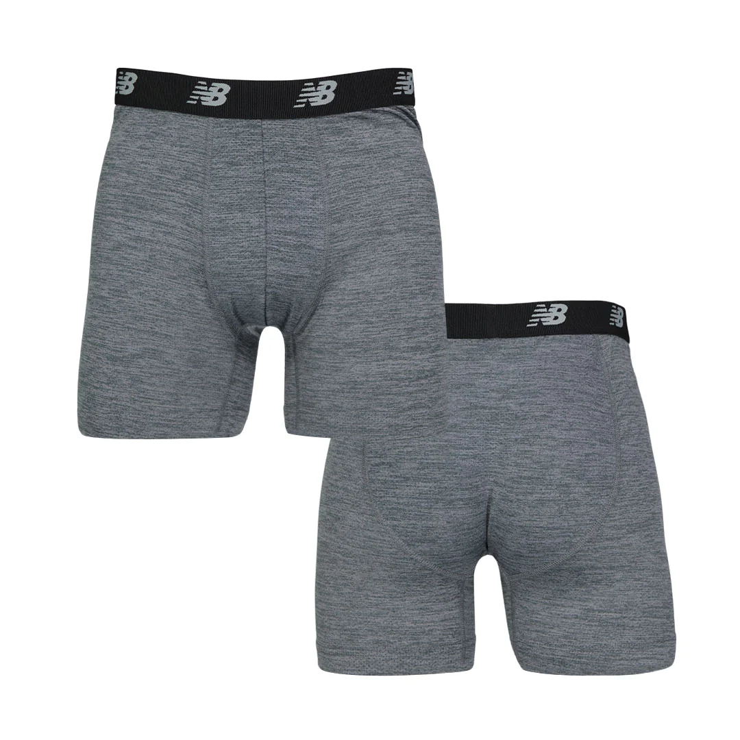 New Balance - Men's 4 Pack Mesh Boxer Brief (NB3015-4-0096N) - Image 3