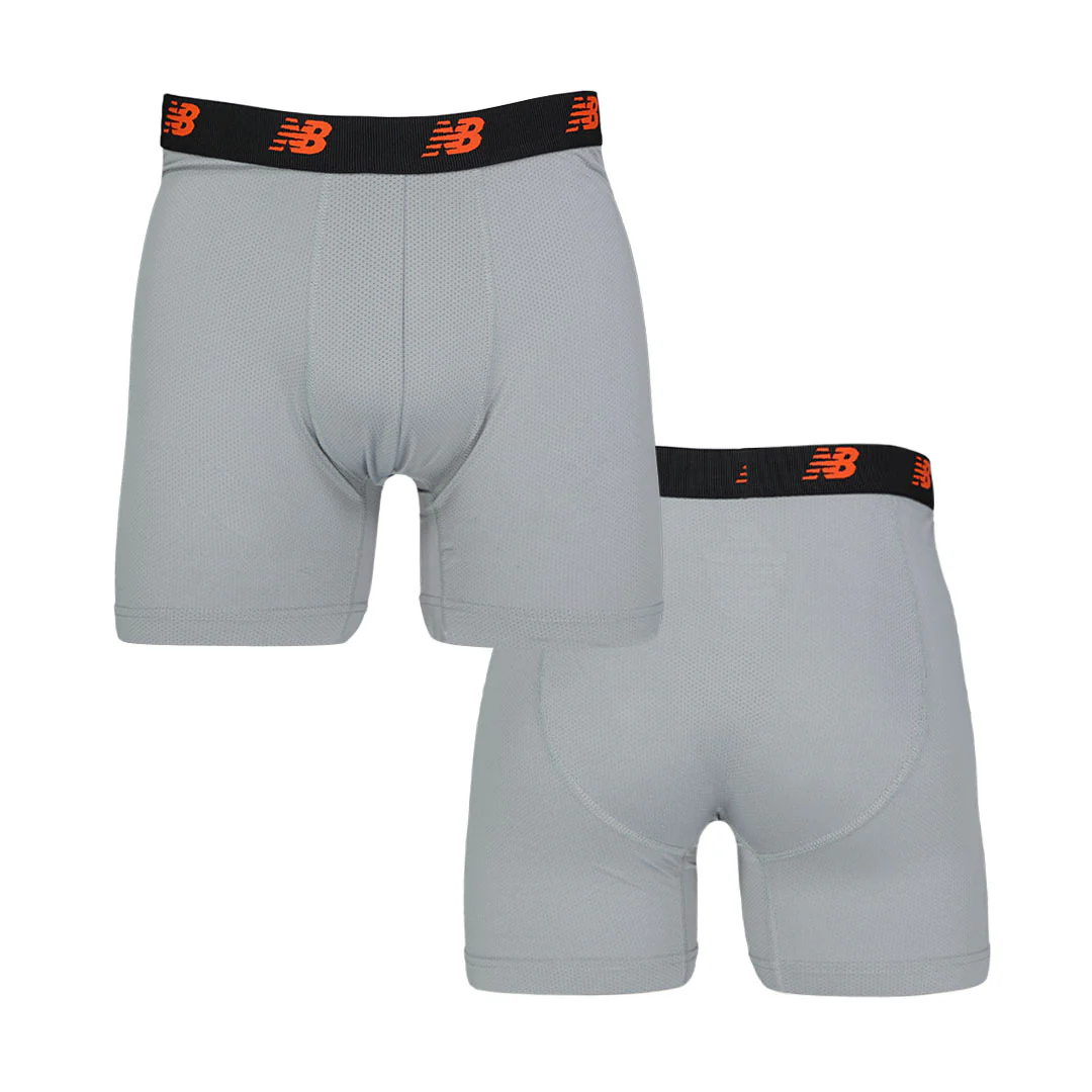 New Balance - Men's 4 Pack Mesh Boxer Brief (NB3015-4-0096N) - Image 6