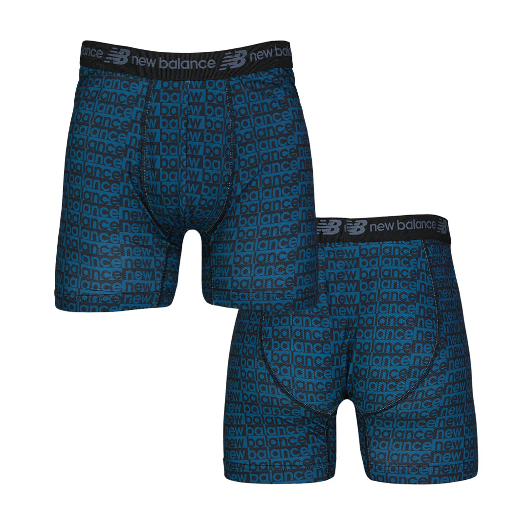 New Balance - Men's 4 Pack Mesh Boxer Brief (NB3015-4-0100N) - Image 3