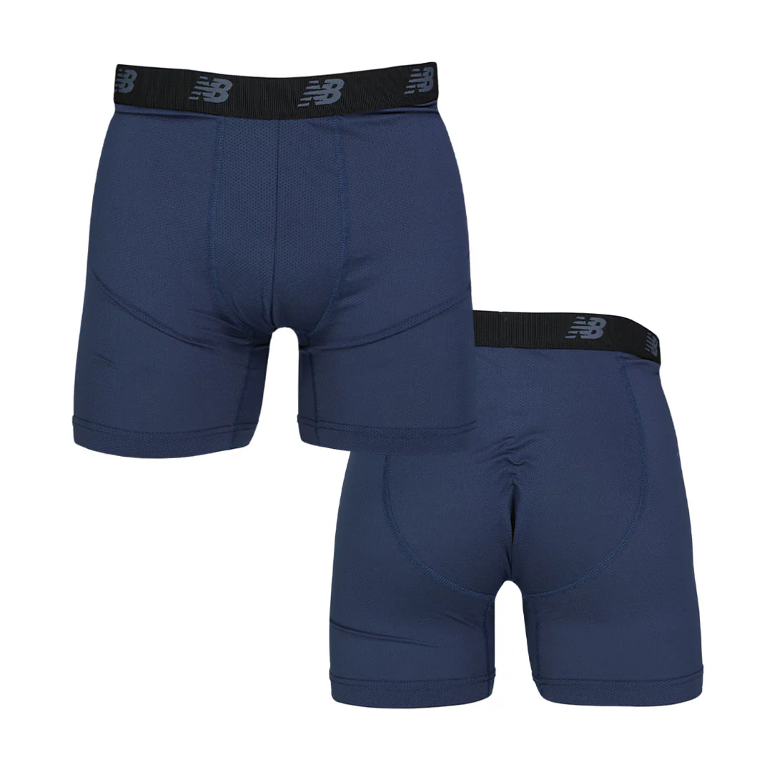 New Balance - Men's 4 Pack Mesh Boxer Brief (NB3015-4-0100N) - Image 5