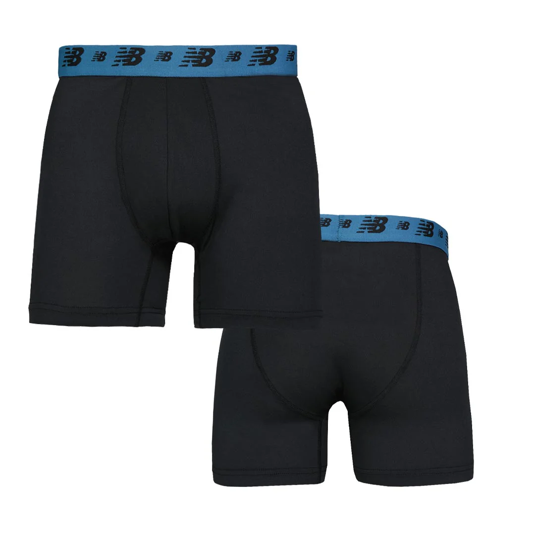 New Balance - Men's 4 Pack Premium Boxer Brief (NB3017-4-0083N) - Image 3