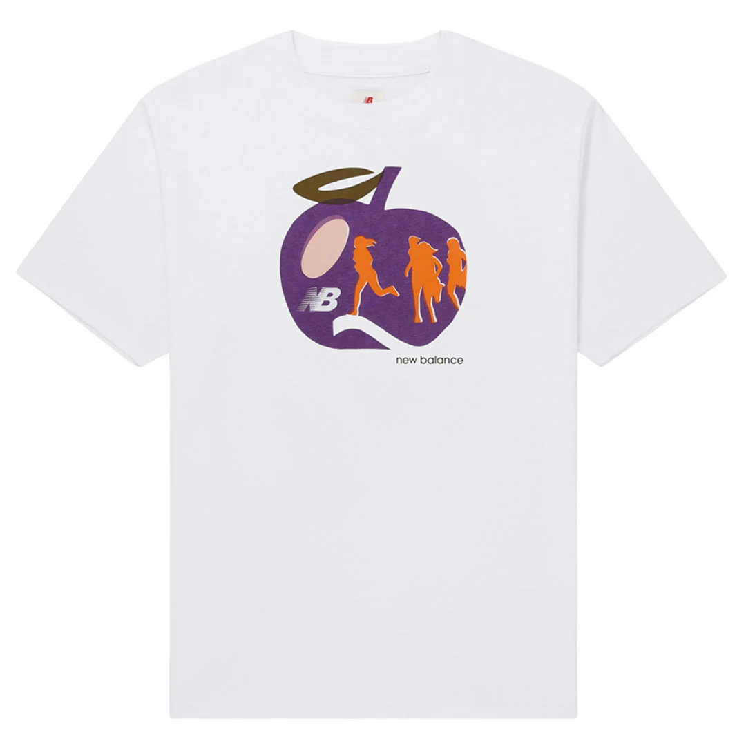 New Balance - Men's Made In USA Apple Graphic T-Shirt (MT31547 WT)