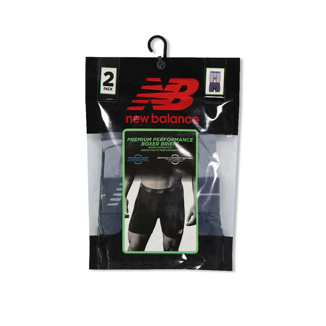 New Balance - Men's Premium Performance 2 Pack Boxer Brief (NB3003-2 043N) - Image 2