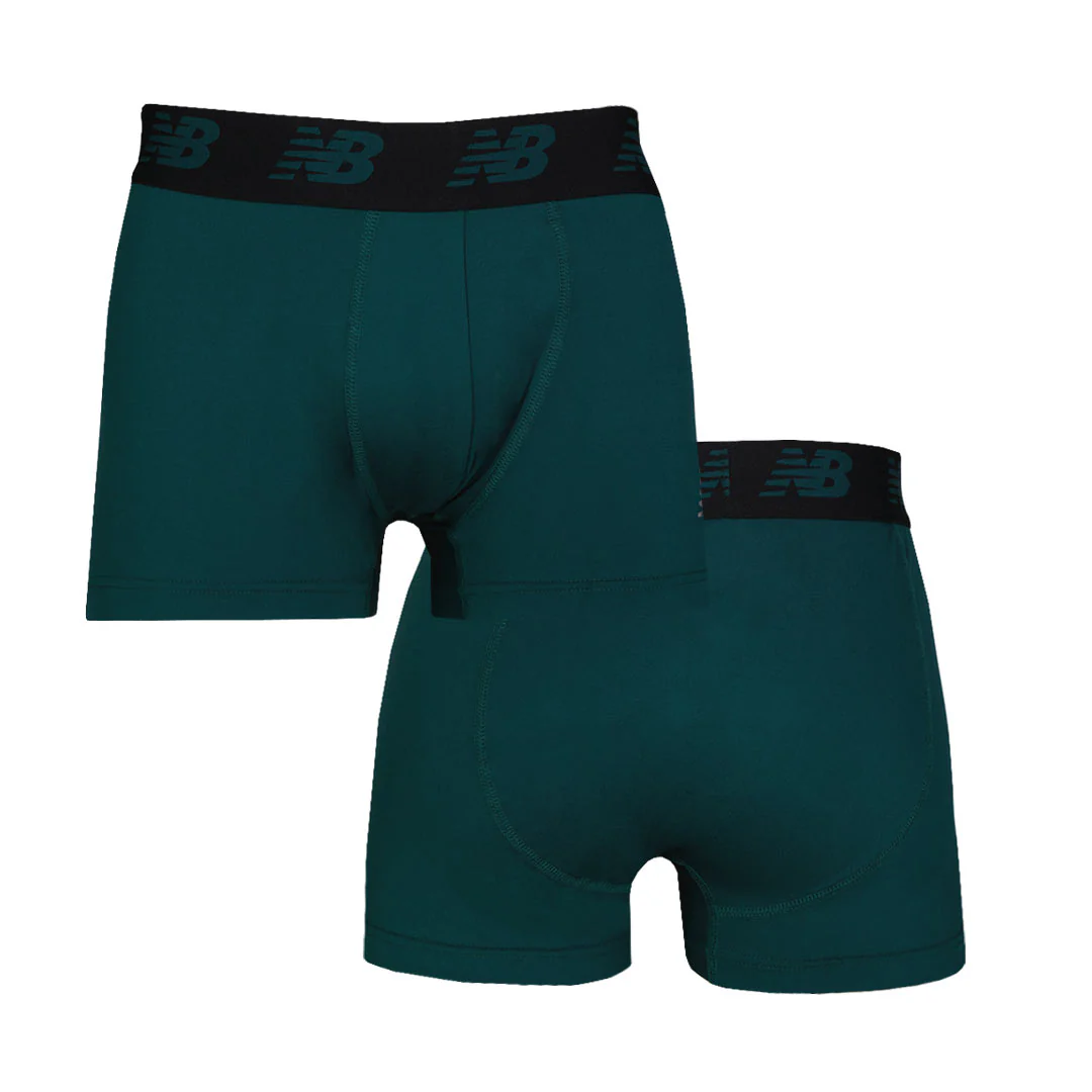 New Balance - Men's Premium Performance 2 Pack Boxer Brief (NB3009-2 341N) - Image 3