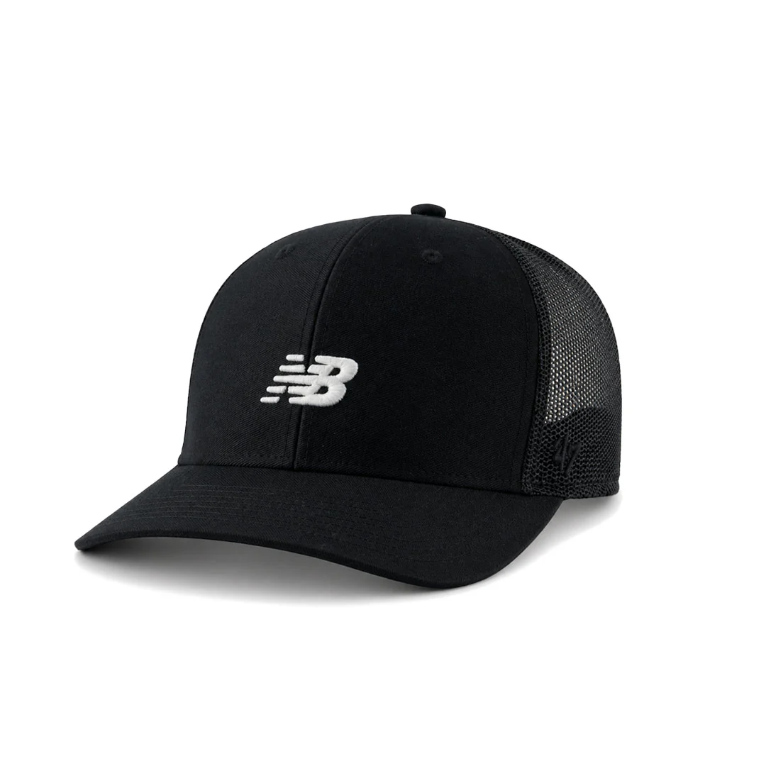 New Balance - Unisex '47 Trucker Hat (LAH00451 BK) - Image 2