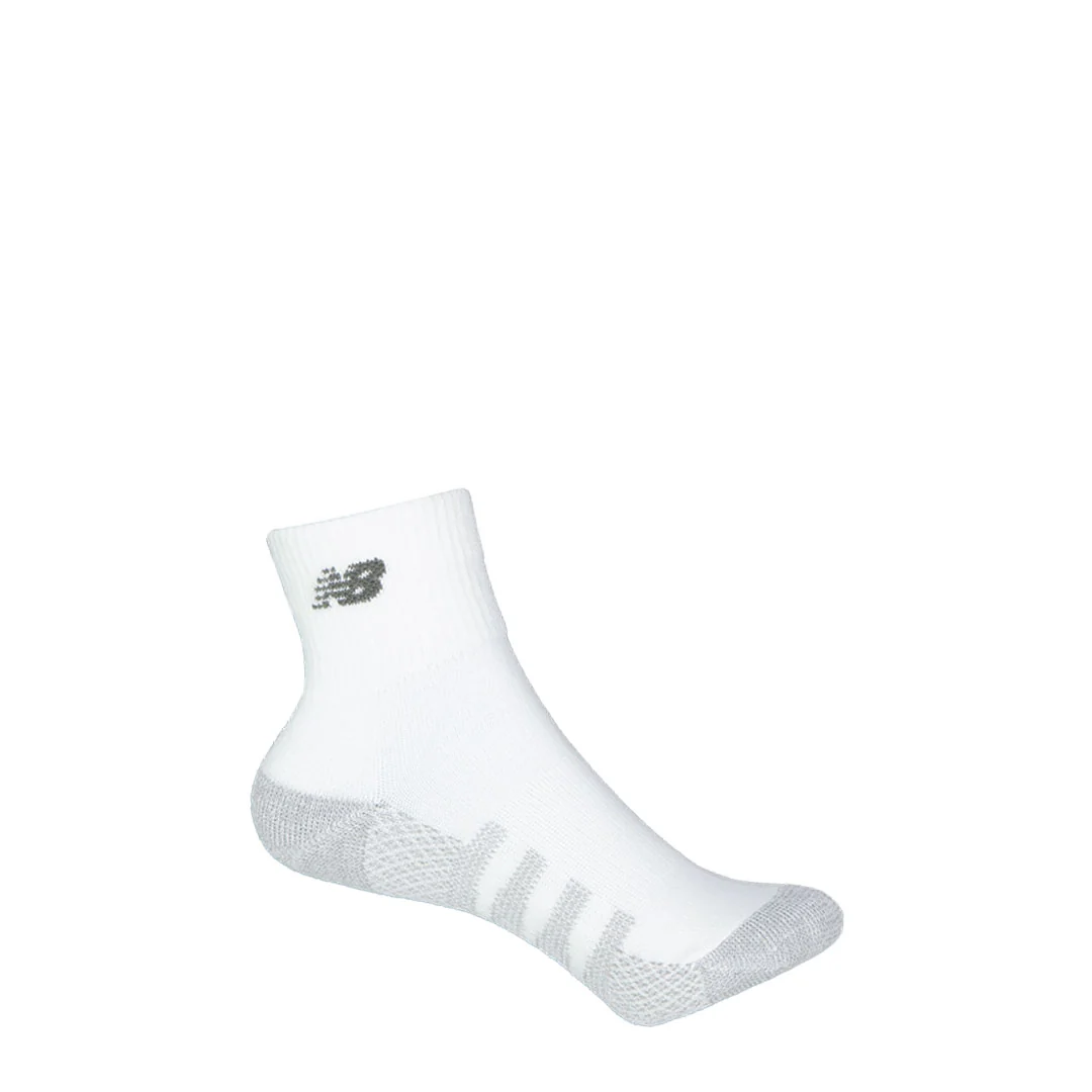 New Balance - Unisex Coolmax 2 Pack 1/4 Socks (LAS70332 WT) - Image 2