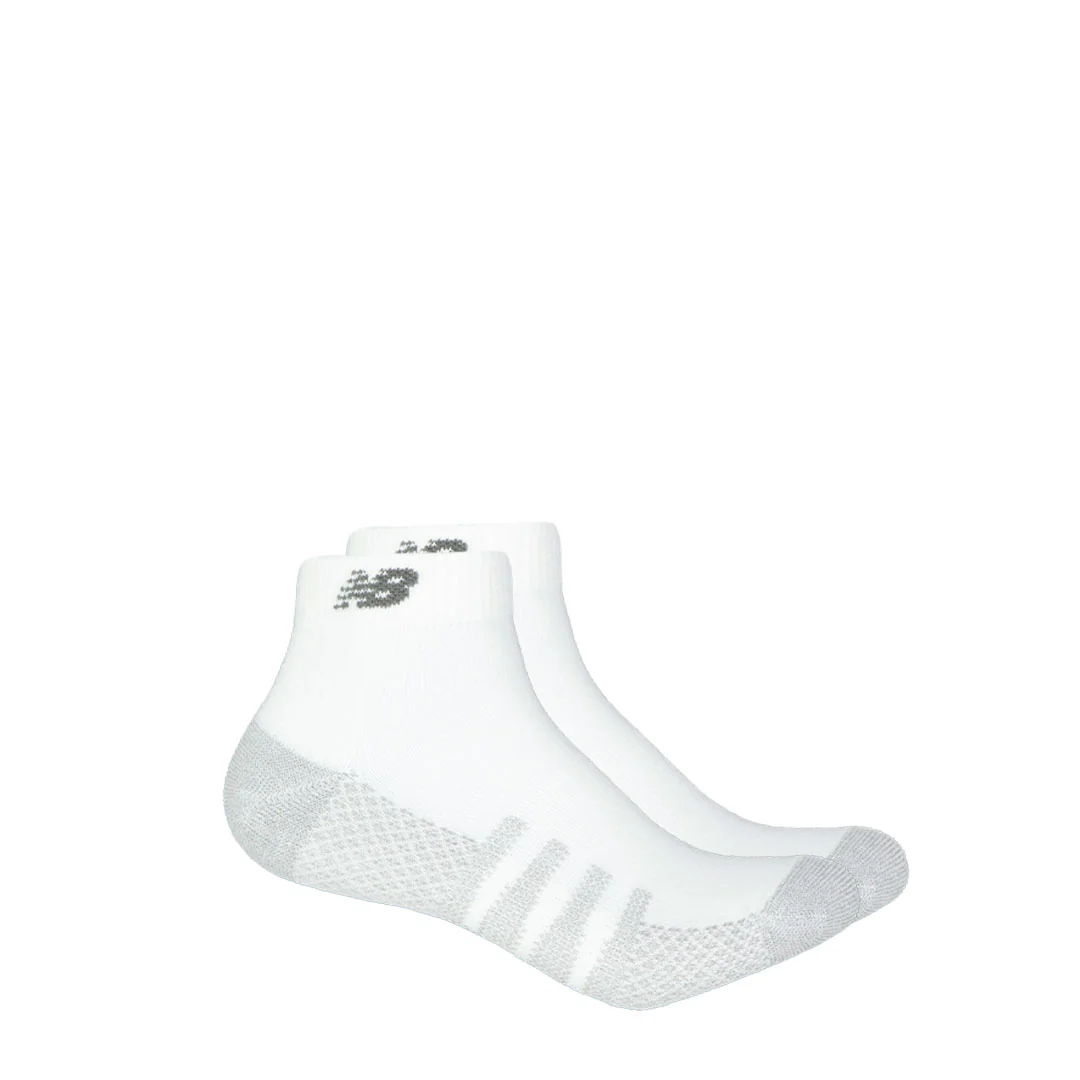 New Balance - Unisex Coolmax 2 Pack Low Cut Socks (LAS70272 WT)