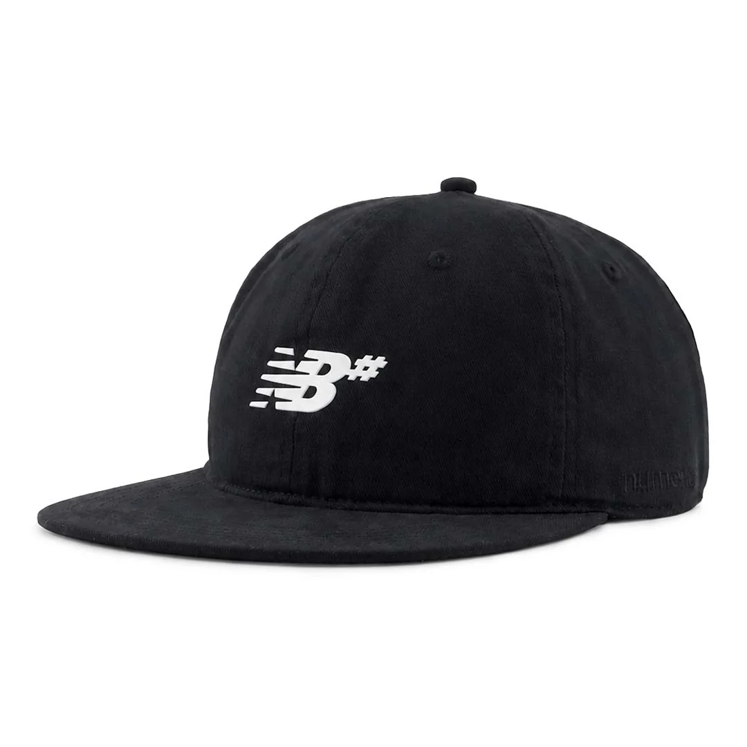 New Balance - Unisex Numeric 6 Panel Deconstructed Hat (LAH43007 BK) - Image 2