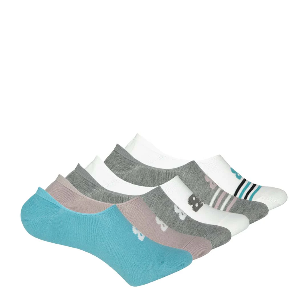 New Balance - Unisex Ultra Low No Show 6 Pack Socks (LAS20046 WK)