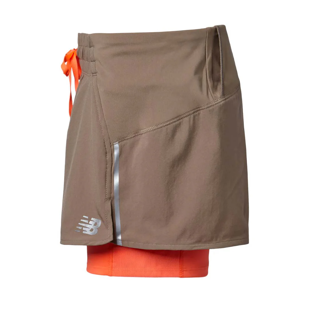 New Balance - Women's 2 in 1 Running Shorts (WS21271 MS) - Image 4