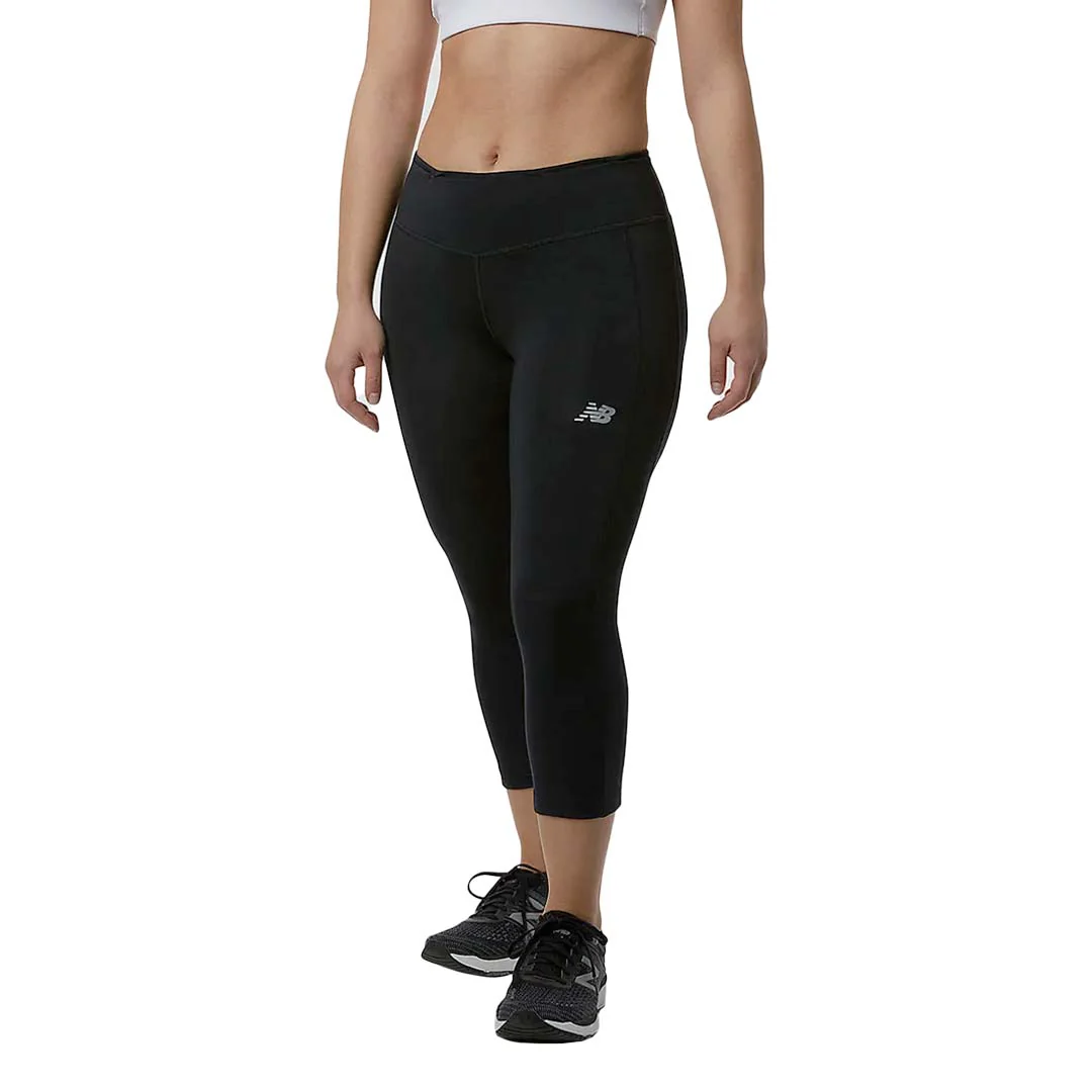 New Balance - Women's Accelerate Capri Leggings (WP23239 BK) - Image 2