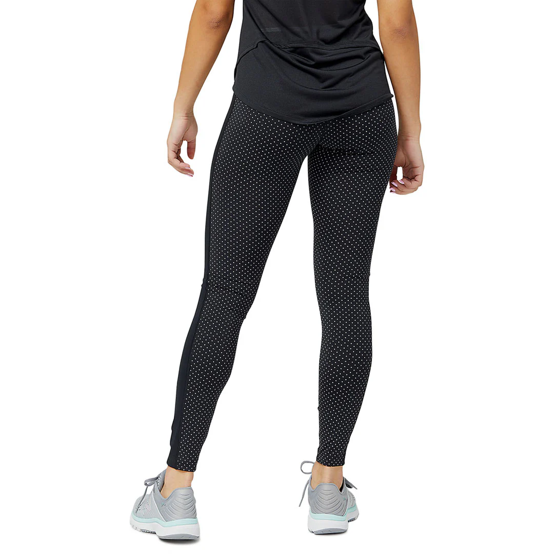 New Balance - Women's Reflective Print Accelerate Tights (WP23235 BK) - Image 3