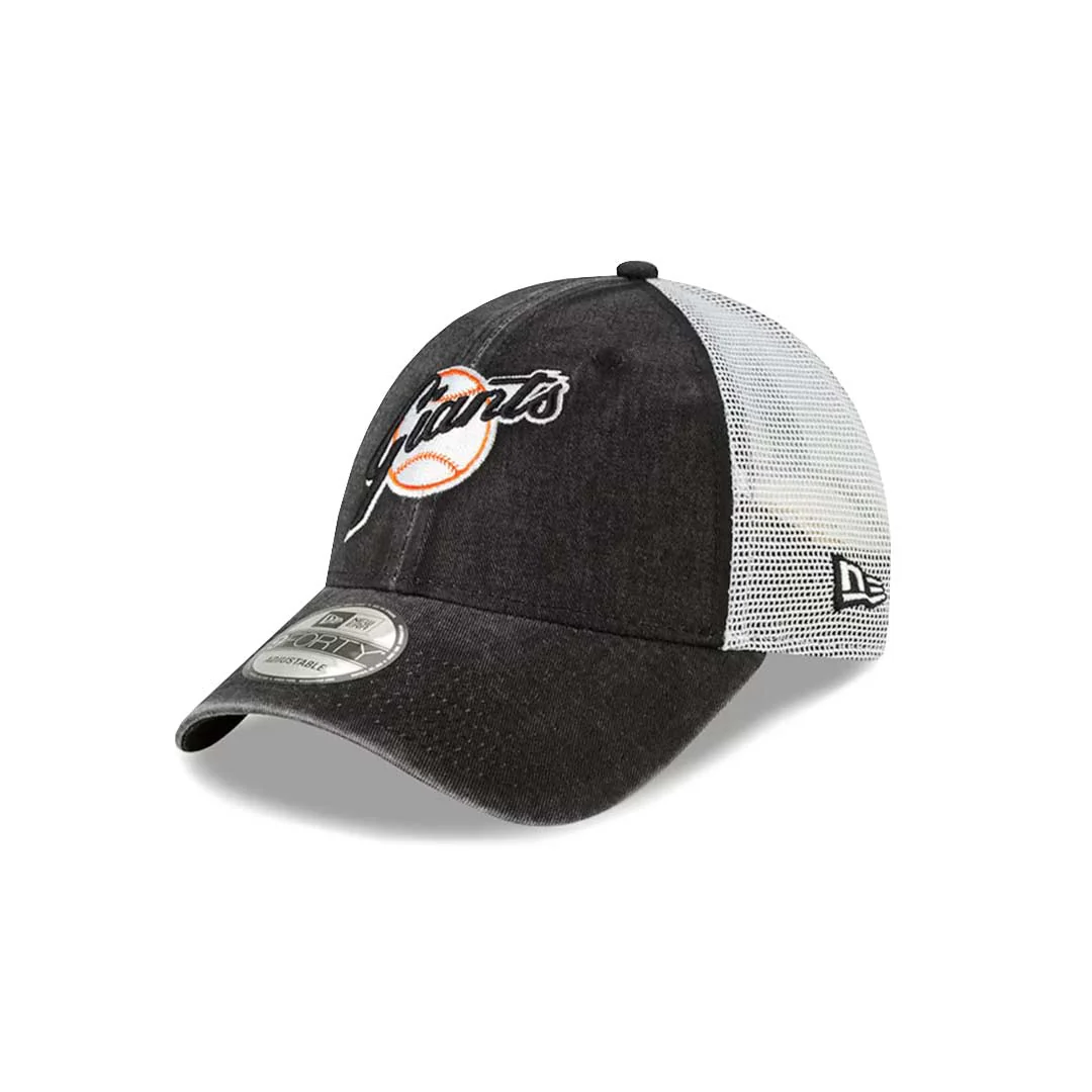 New Era - San Francisco Giants Cooperstown 9FORTY Trucker Hat (11946960) - Image 2
