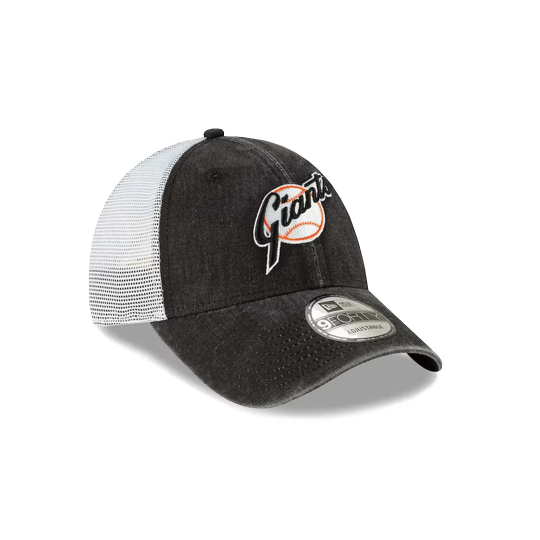 New Era - San Francisco Giants Cooperstown 9FORTY Trucker Hat (11946960) - Image 3