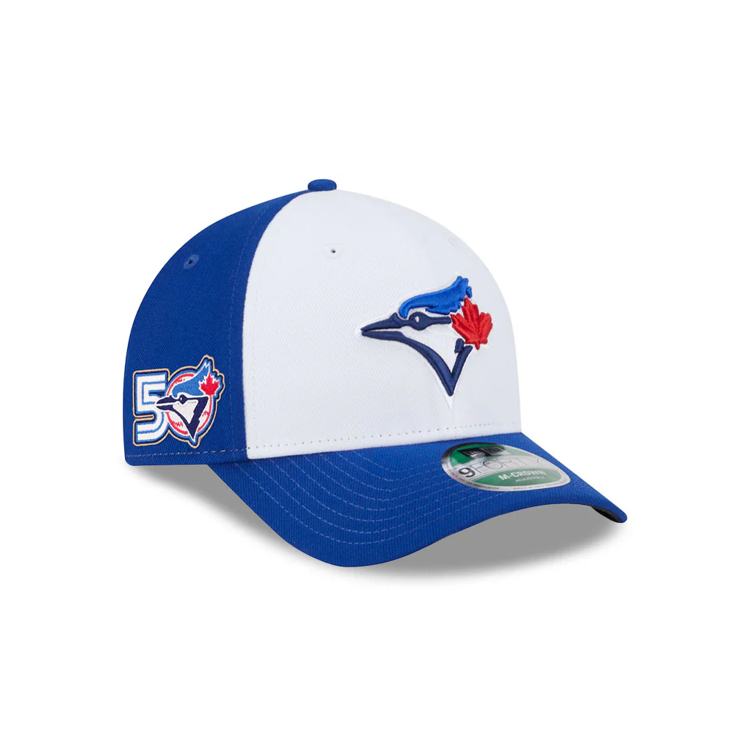 New Era - Toronto Blue Jays 50th Season Side Patch Player Replica 9FORTY Snapback Hat (60960500) - Image 2