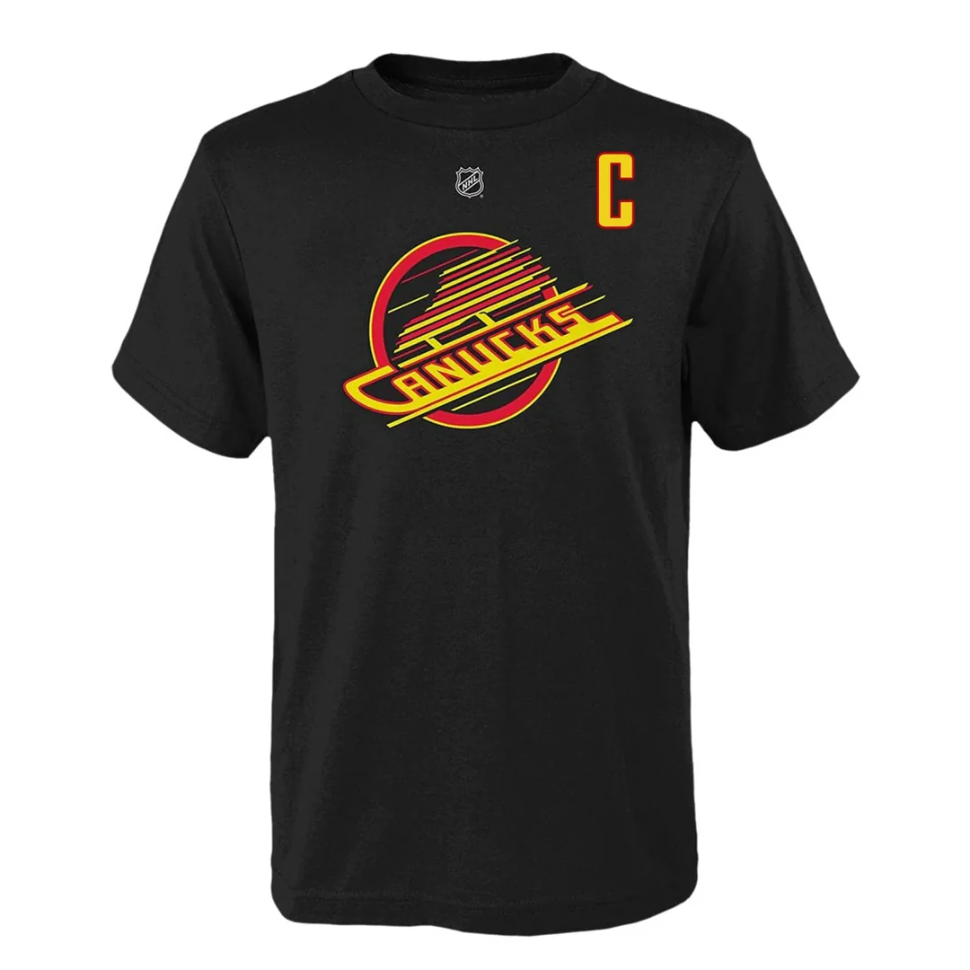 NHL - Kids' (Junior) Vancouver Canucks Quinn Hughes Short Sleeve T-Shirt (HK5B73C00H01 CNKHQ)
