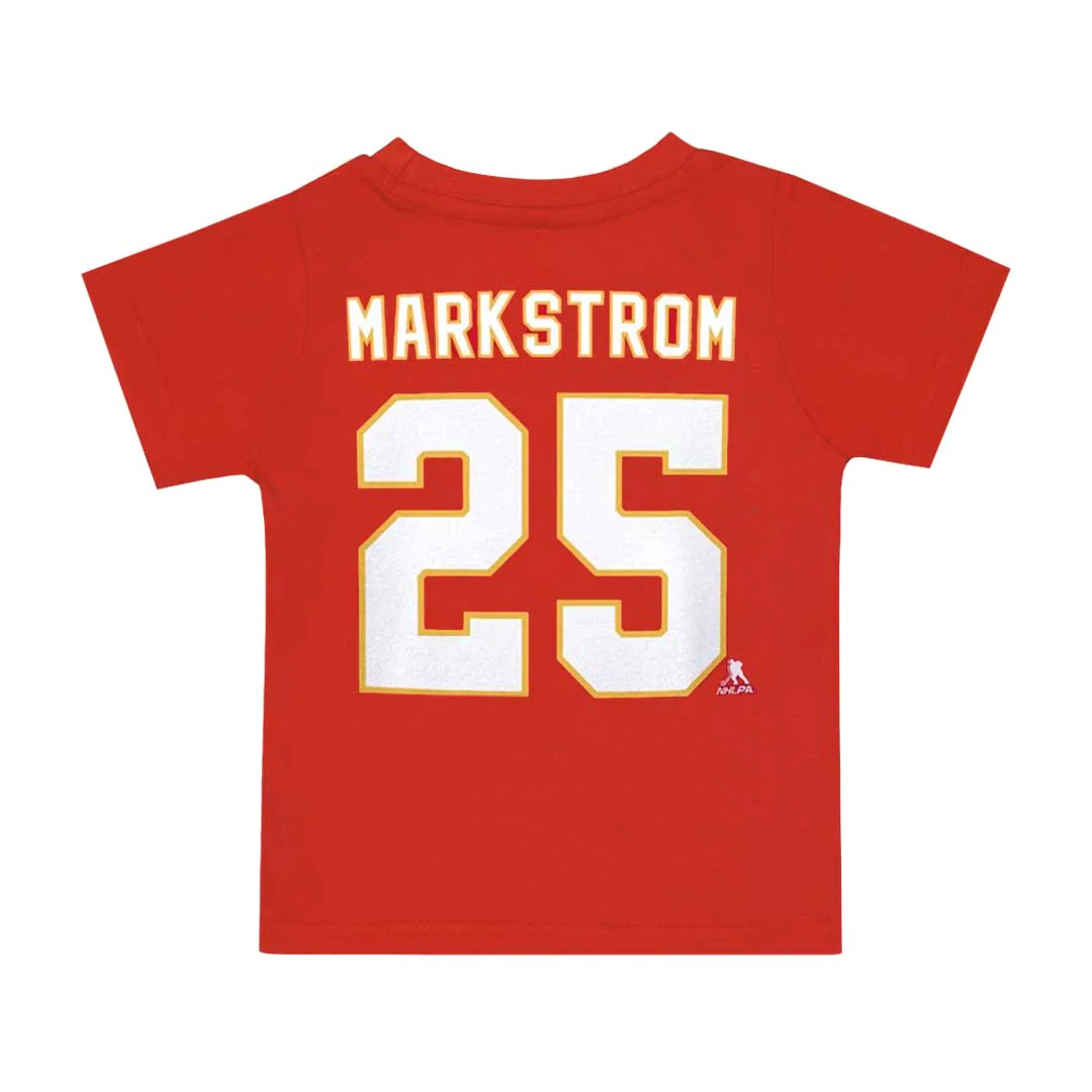 NHL - Kids' (Toddler) Jacob Markstrom Flat Number Short Sleeve T-Shirt (HK5T1HR00H01 FLMJM) - Image 2