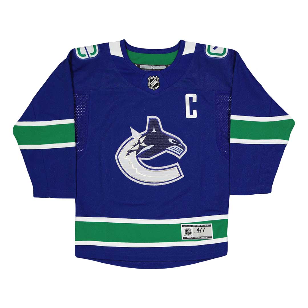 NHL - Kids' Vancouver Canucks Quinn Hughes Premier Jersey (HK5BUHCAA CNKHQ)