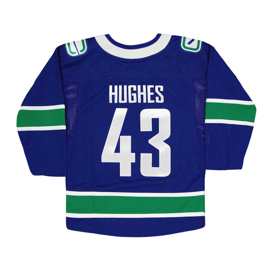 NHL - Kids' Vancouver Canucks Quinn Hughes Premier Jersey (HK5BUHCAA CNKHQ) - Image 2