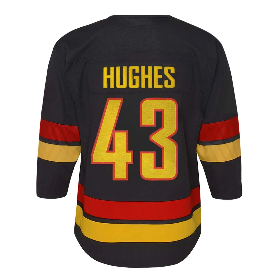 NHL - Kids' (Youth) Vancouver Canucks Quinn Hughes Premier 3rd Jersey (HK5BSHAUF CNKHQ) - Image 2