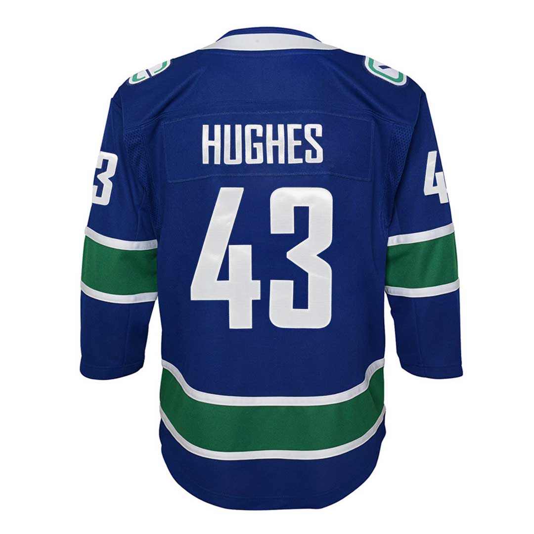NHL - Kids' (Youth) Vancouver Canucks Quinn Hughes Premier Jersey (HK5BSHCAA CNKHQ) - Image 2